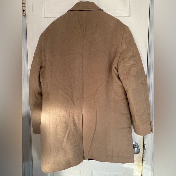 Lauren Ralph Lauren Men's Wool Blend Down/Feather Camel Coat - Picture 2 of 16